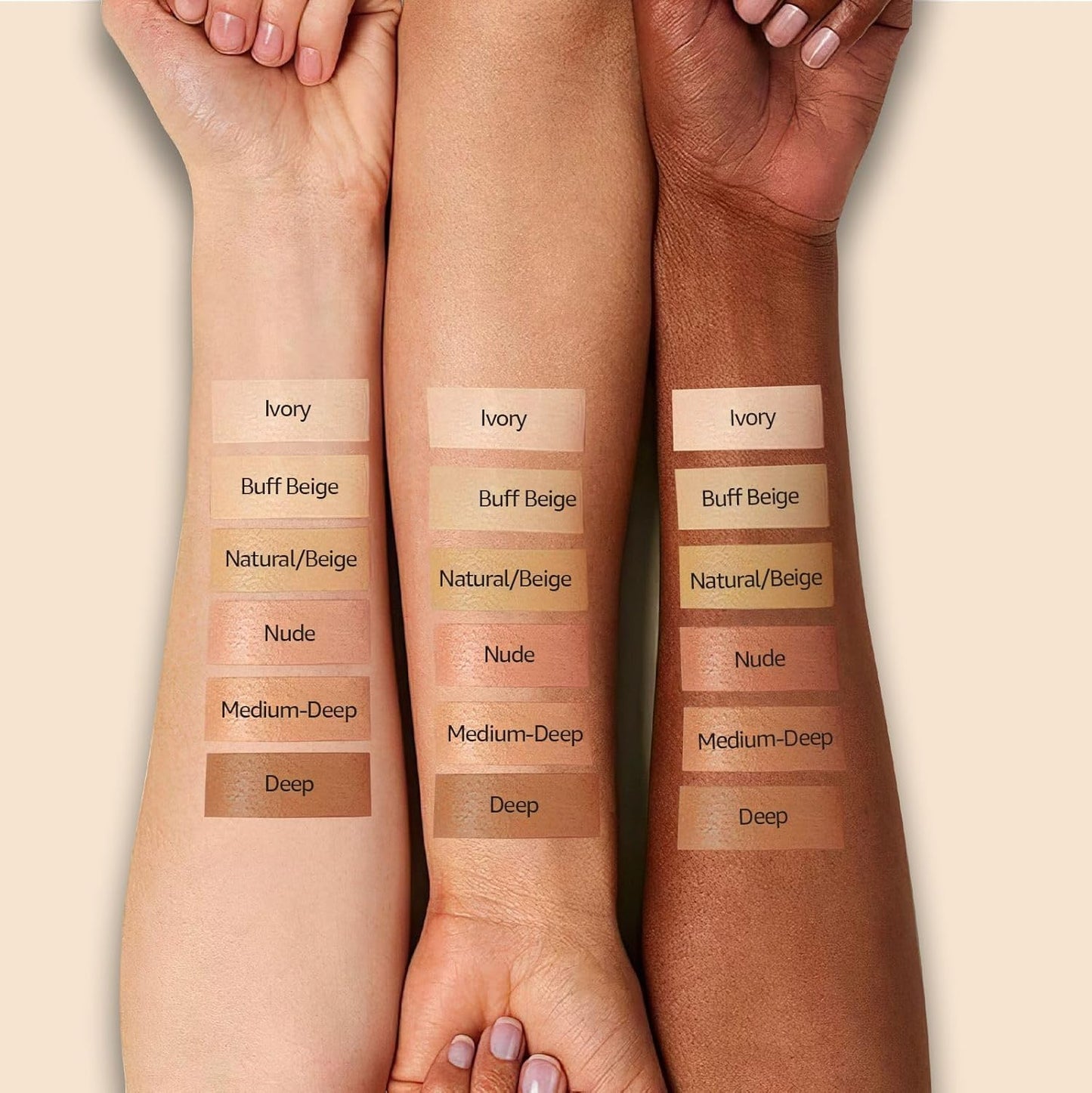 Cushion Foundation Concealer for Mature Skin - Lightweight CC Cream for Natural Finish | Perfect for Older Women