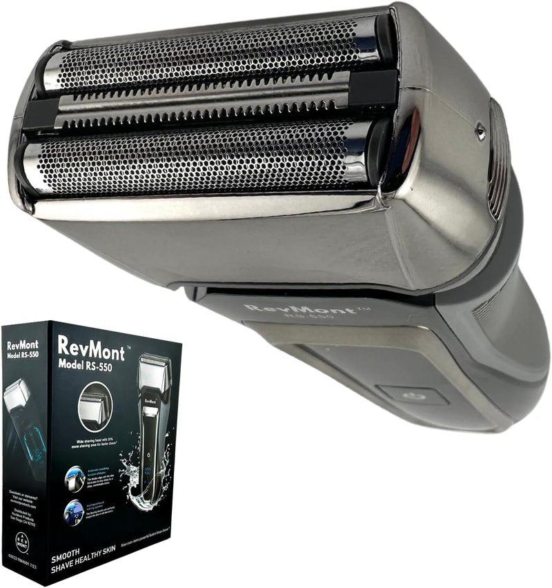 RS-550 Electric Razor for Men - Waterproof Foil Shaver for Wet or Dry Use | Beard & Sideburn Trimmer