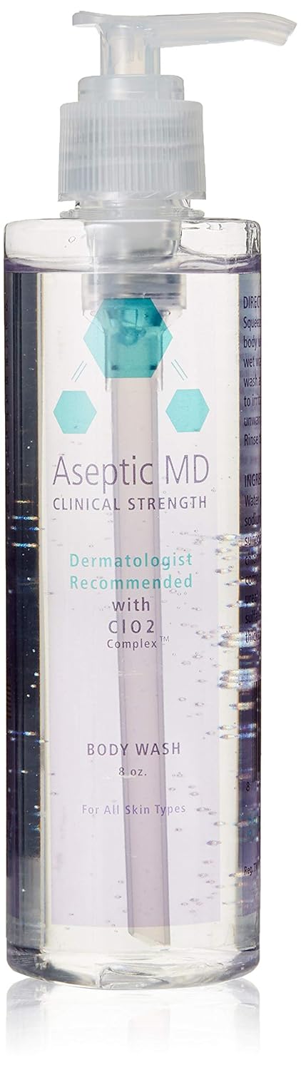 Chlorine Dioxide Complex Body Wash - Gentle, Hypoallergenic & Fragrance-Free | 8 oz for All Skin Types