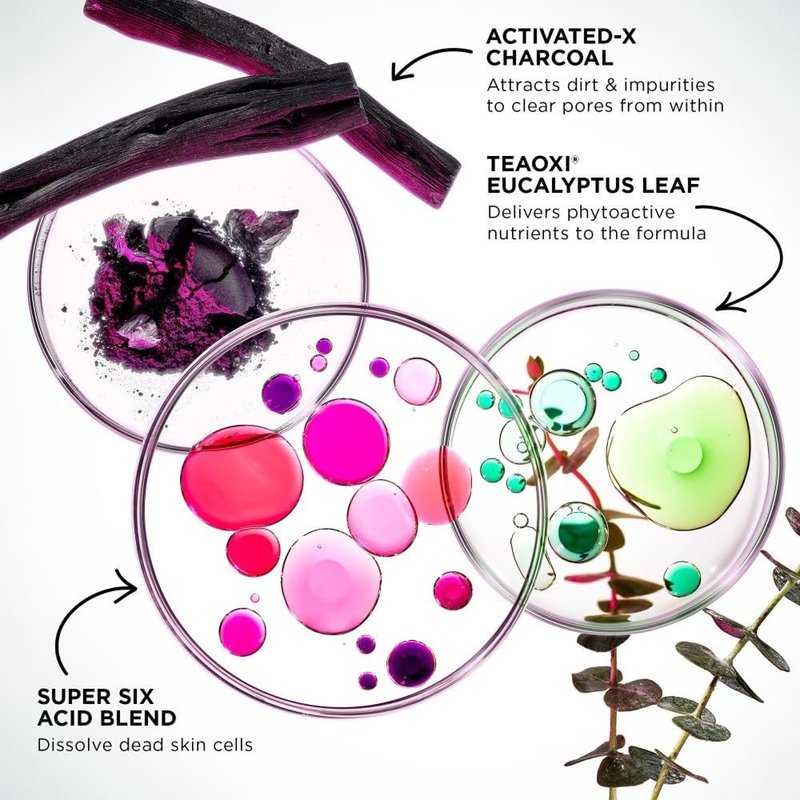 Glamglow SUPERMUD Instant Clearing Treatment Face Mask Duo | Clears Complexion, Minimizes Pores + Face Exfoliator, Travel Set, 1 Ounce