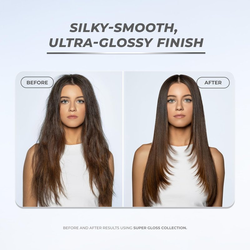 XMONDO Hair Super Gloss Leave-In Conditioning Mist – Weightless Shine, Frizz-Free Finish | Hydrates + Protects from Heat & UV