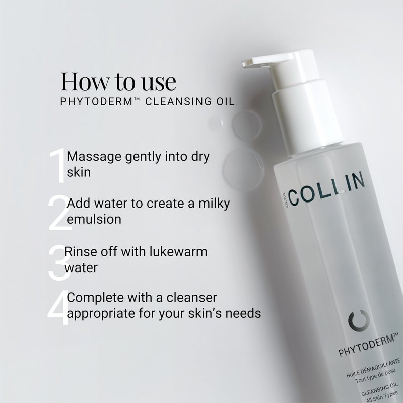 G.M. COLLIN Phytoderm Cleansing Oil | Face Cleanser and Makeup Remover