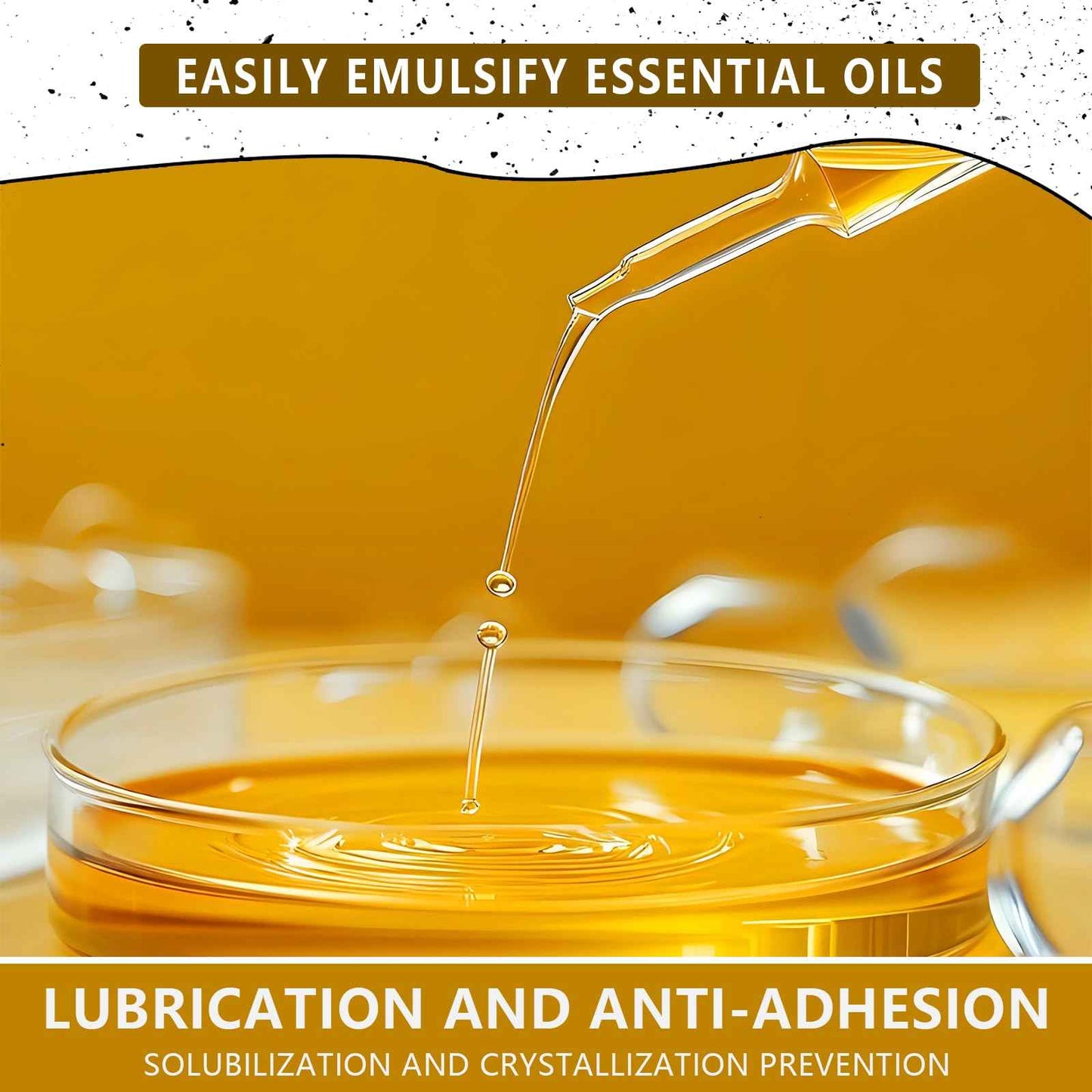 Eyaeyao Polysorbate 20, Emulsifier & Solubilizer for DIY Skincare, Cosmetics, Lotions, and Essential Oils - Perfect for Homemade Beauty Products - Gentle on Skin (20 Ounces)