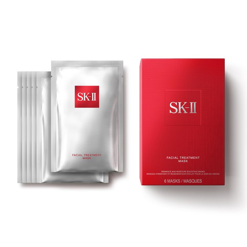 SK-II Facial Masks - Brightening Face Mask Sheets to Help Improve Tone, Texture & Radiance - Anti-Aging Treatment for Replenished Moisture & Visibly Healthier Skin (6 Count)
