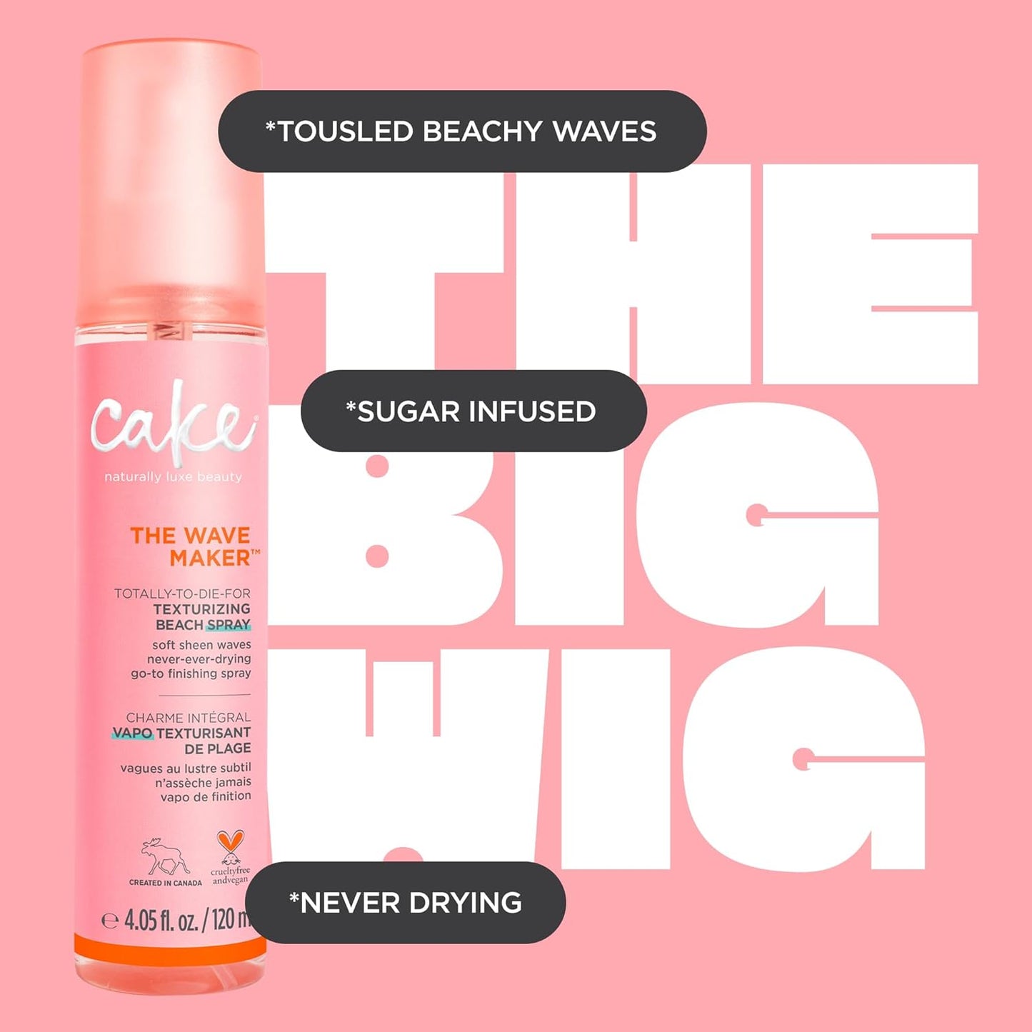 The Wave Maker Texturizing Beach Spray - 4 Ounce for Effortless Waves & Texture