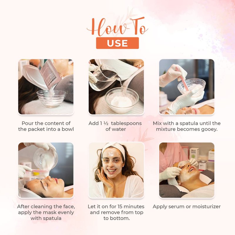 Peel-Off Jelly Mask Spa Set - 10 Premium Rubber Treatments | 24K Gold, Lavender, Kiwi & More