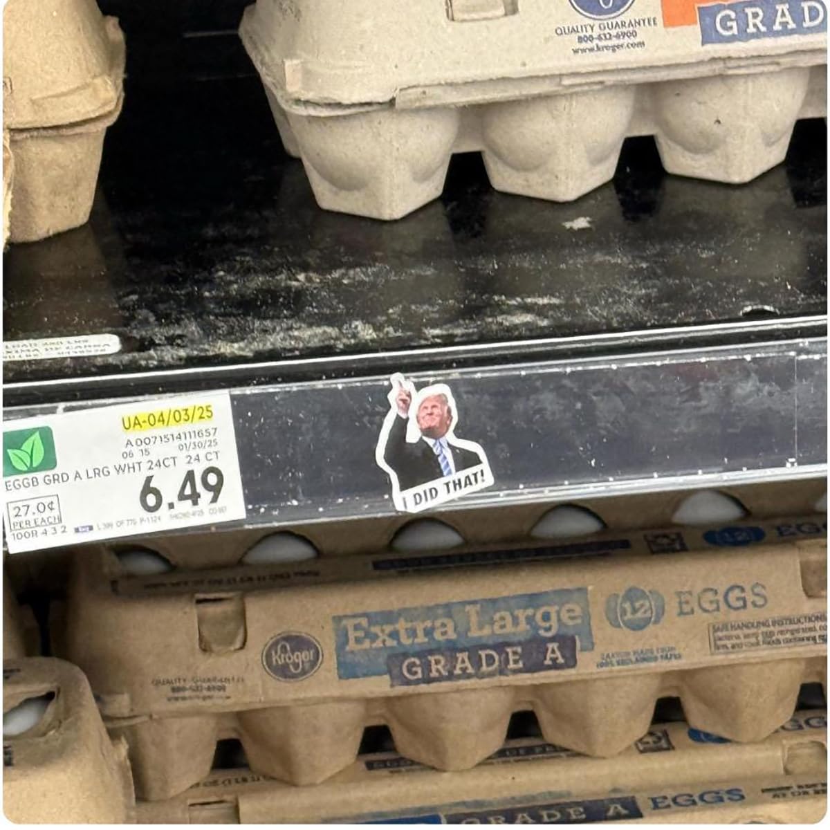 100pcs Trump I Did that Stickers, 2" I Did that Trump Sticker, Anti Trump Stickers, Donald Trump Gas Pump Stickers