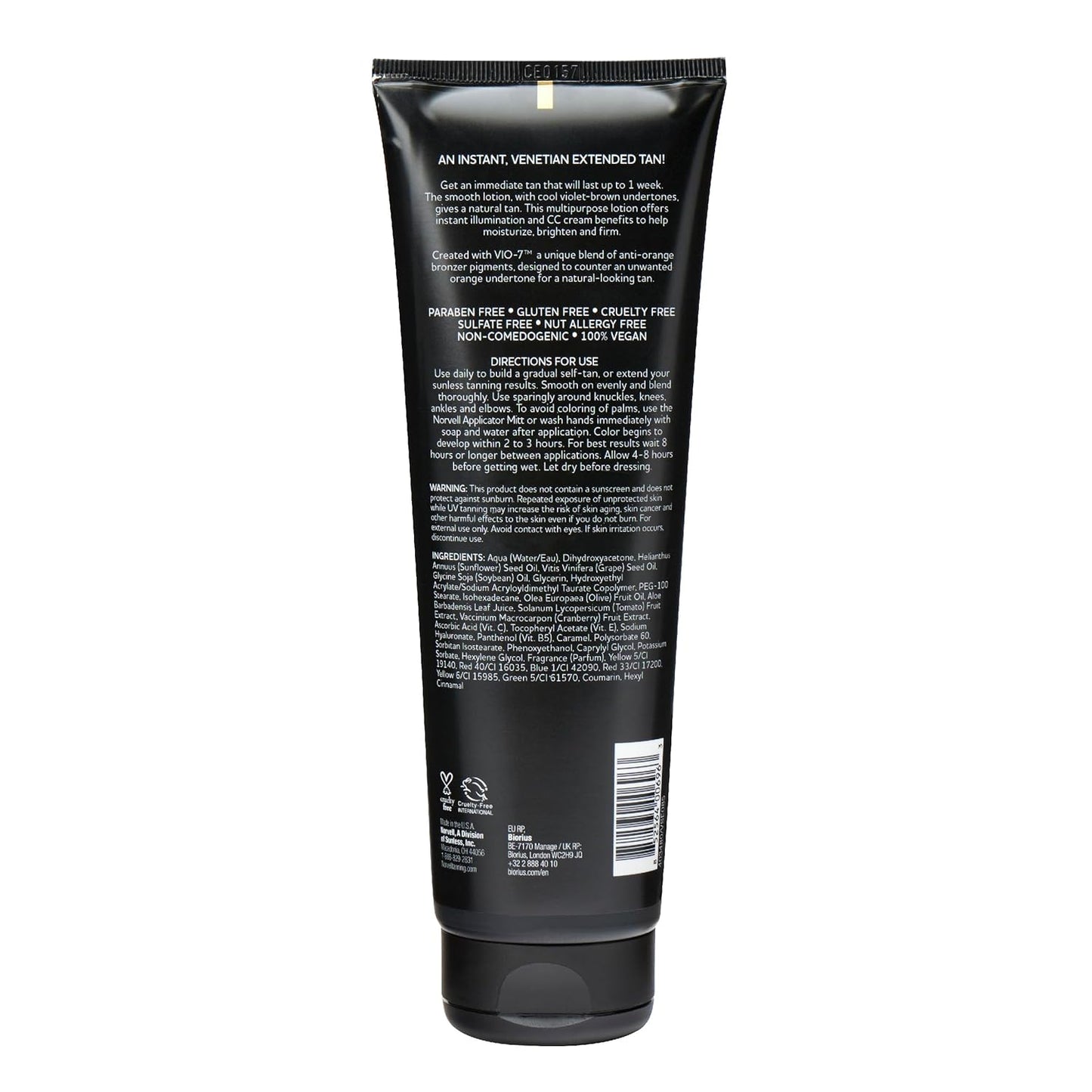 Norvell Self Tan Extender Lotion & Applicator Mitt - 8.5 fl. oz. | Streak-Free Moisturizer for Flawless Tanning Results