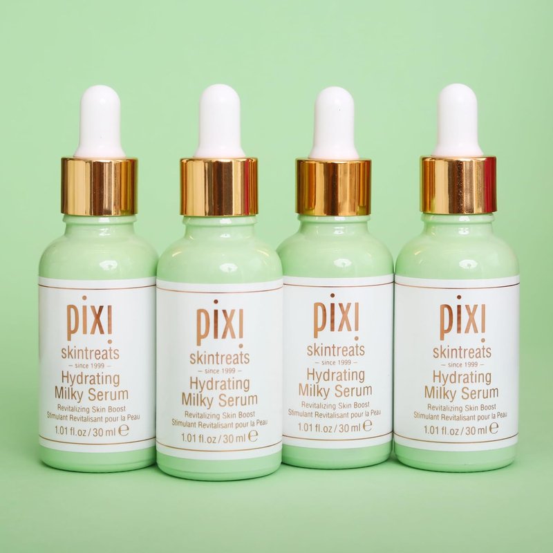 Pixi Hydrating Milky Serum - Intense Skin Hydration With Jojoba Oil & Aloe Vera | 1.0 fl oz/30ml