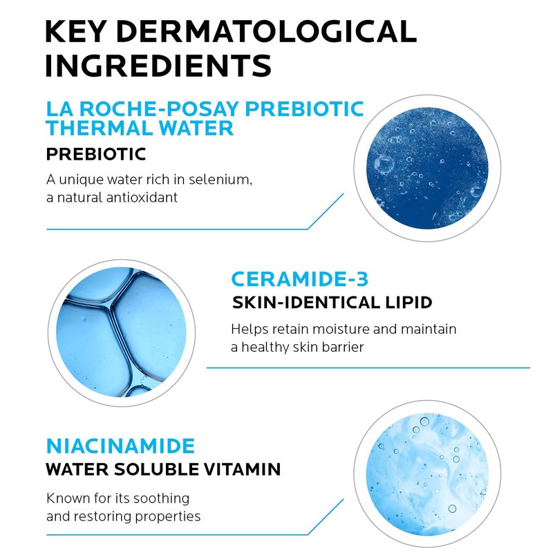 La Roche-Posay Toleraine Skin Care Set, Double Repair Face Moisturizer 40ml & Hydrating Gentle Cleanser 400ml, Oil Free Moisturizer & Face Wash, Formulated with Niacinamide