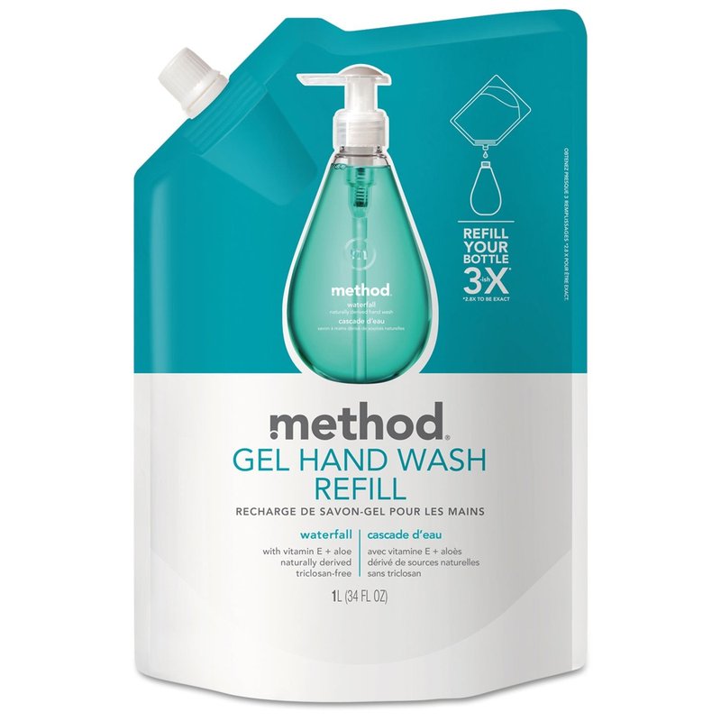 Method Gel Hand Wash Refill - Eco-Friendly, Moisturizing Formula | 28 Fl Oz
