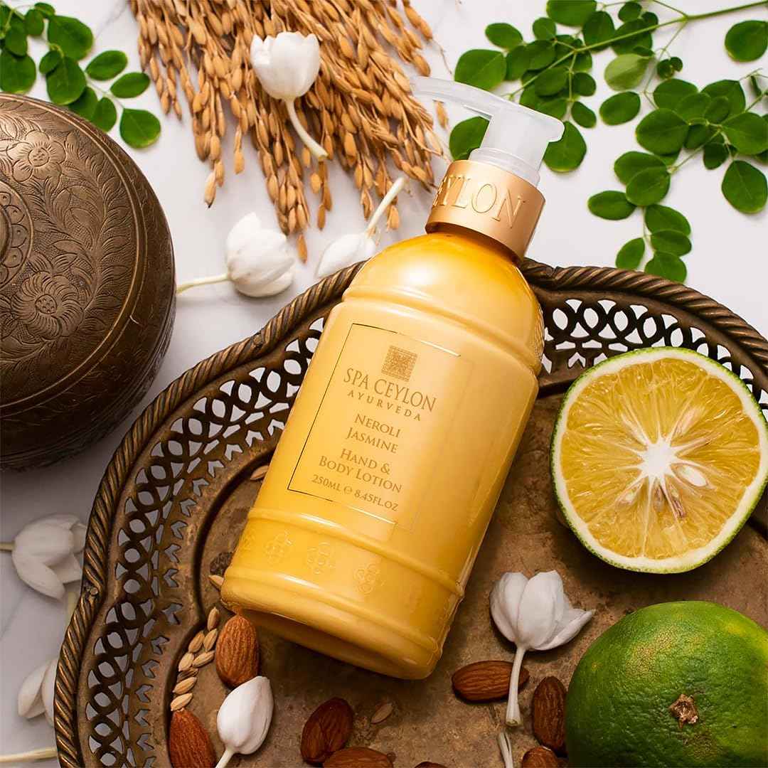 SPA CEYLON Neroli Jasmine Hand And Body Lotion | All Day Nourishment | Daily Moisturizer | Floral Fragrance | Hand and Body Moisturizer