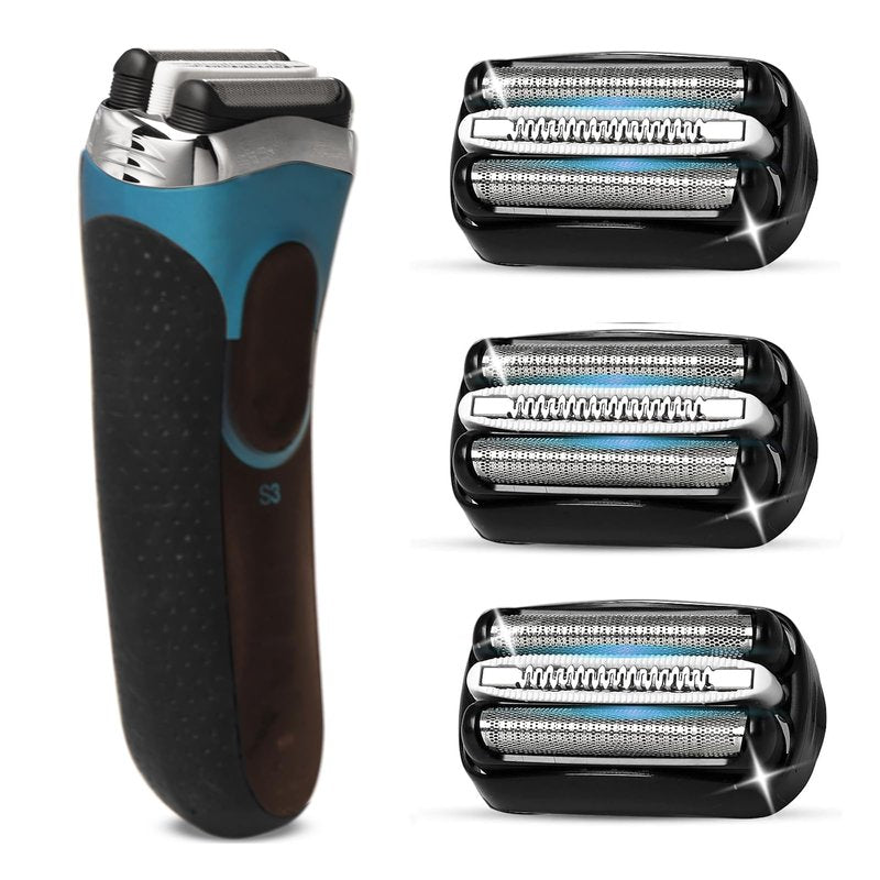 VIDSA 3 Pack 32B S3 Electric Replacement Heads for All Series 3 Shavers, Suitable for S3 3040s 3080s-4 370cc 3070cc 3000s 3010, 3090cc Etc.