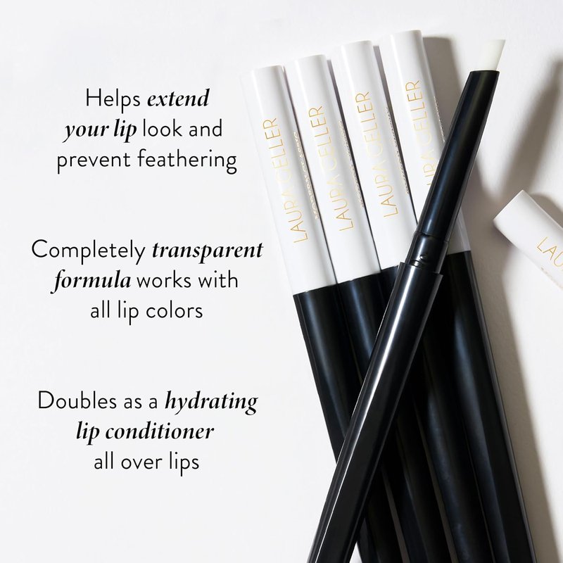 Italian Marble Sheer Lipstick - Berry Vanilla + Invisible Color Locking Lip Liner - Clear