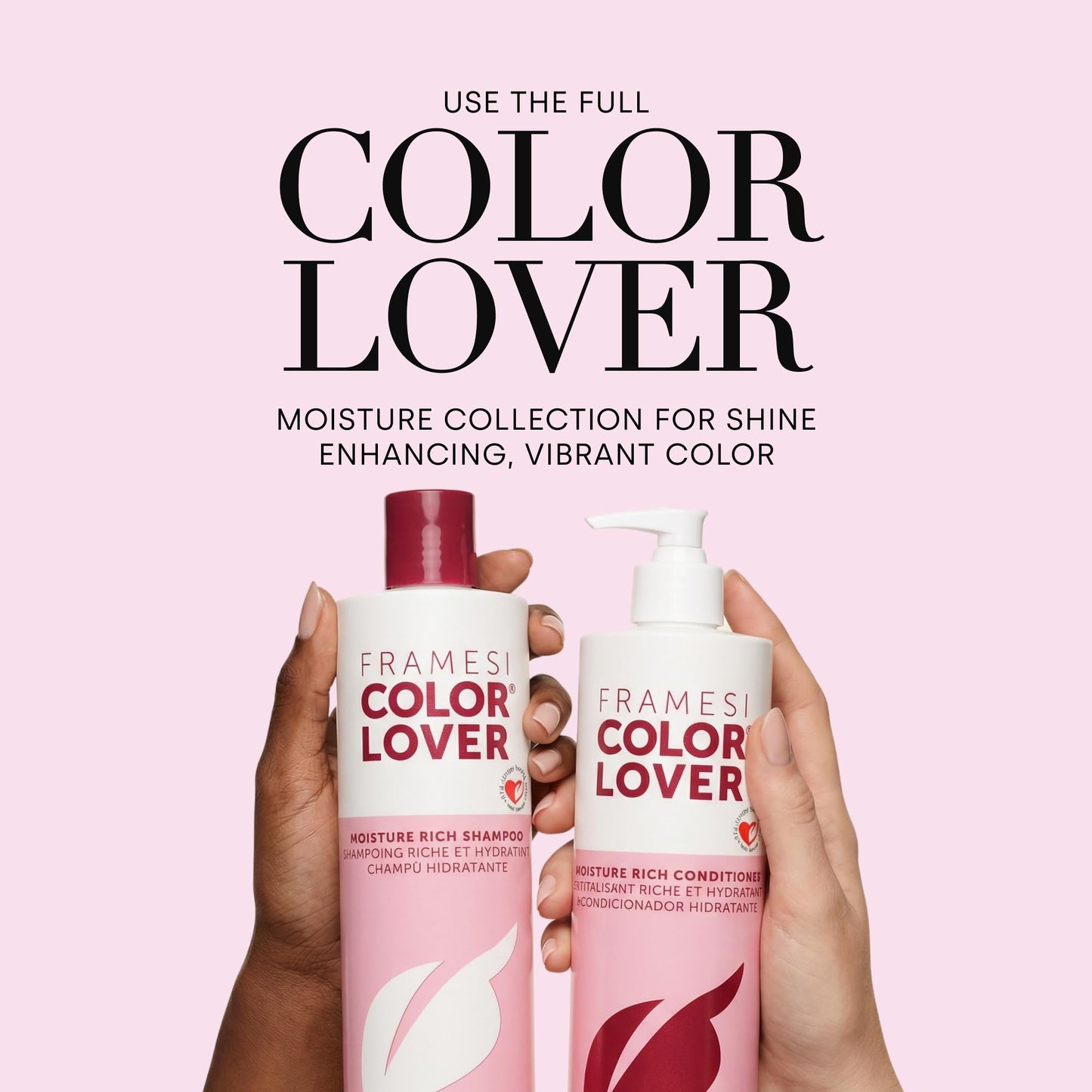 Framesi Color Lover Moisture Rich Conditioner - Hydrating Conditioner for Color Treated Hair - Sulfate Free Conditioner for Dry Hair - Moisturizing Conditioner with Quinoa + Coconut Oil (33.8 Fl Oz)