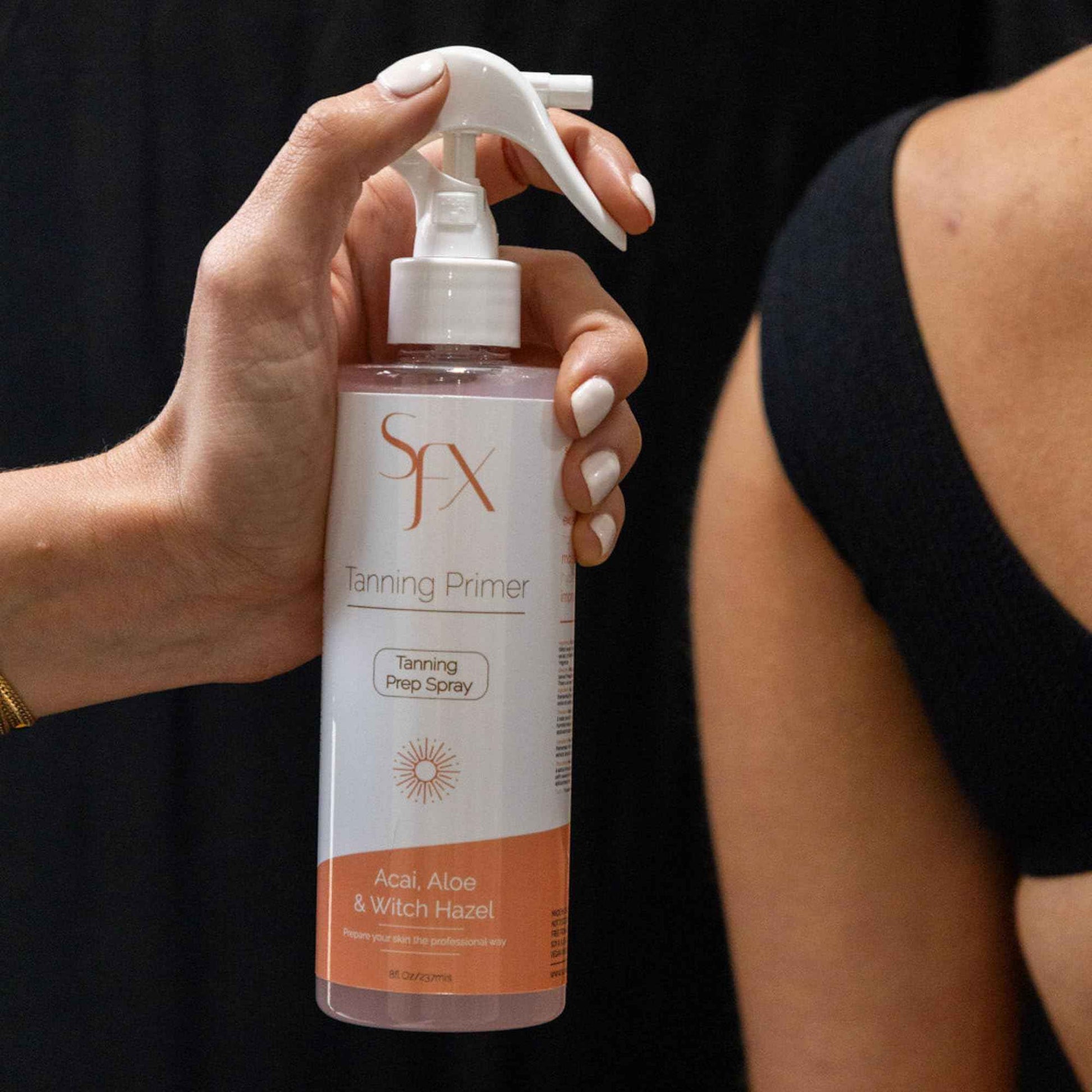 SunFX Professonal Tanning pH Balancing Prep Spray | Nutrient-Enriched, Balanced Toner | Infused with Acai, Aloe & Witch Hazel. 8 fl oz