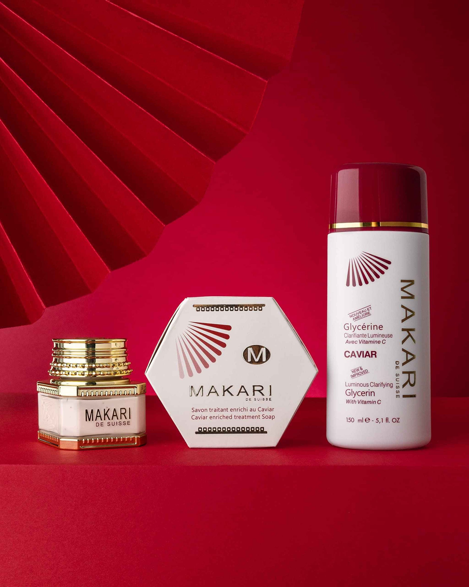 Makari Classic Caviar Enriched Treatment Soap 7.0 oz – Moisturizing & Brightening Bar Soap for Face & Body – Anti-Aging Cleanser Combats Dryness, Dullness, Wrinkles & Blemishes