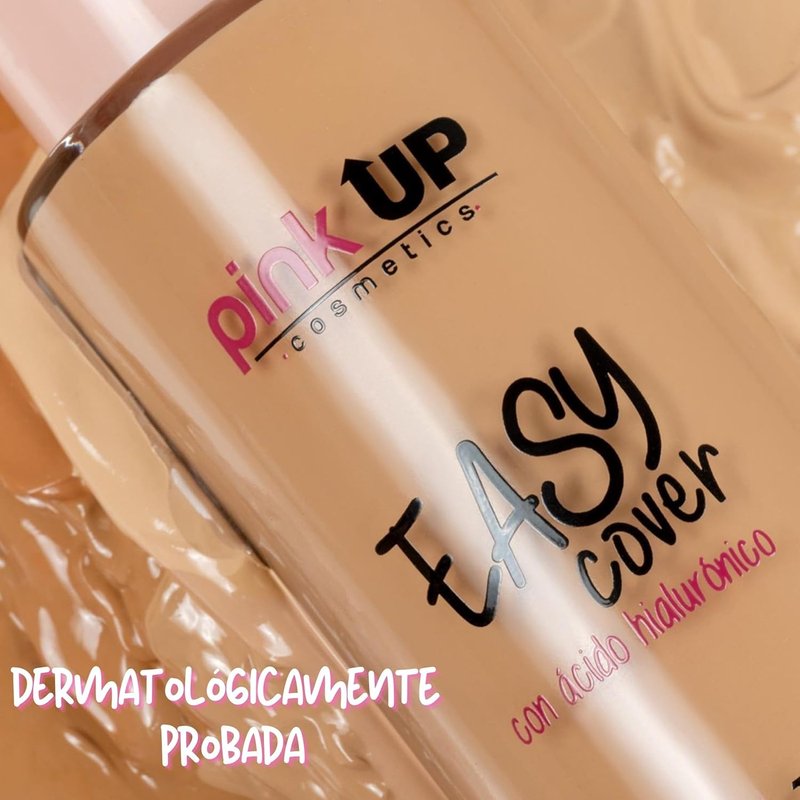 Pink Up Liquid Makeup - Medium Coverage Foundation with SPF 15 | Lightweight, Water-Based, Cinnamon Shade
