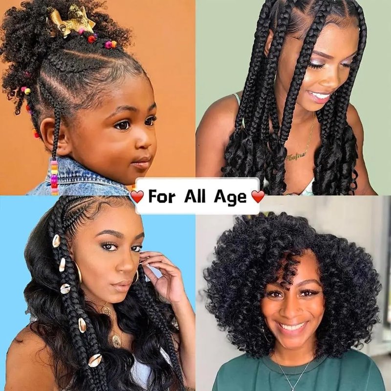 Bangxunk Human Braiding Hair 2 Bundles/Pack 100g Deep Wave Human Bulk Hair for Braiding No Weft 10A Brazilian Virgin Human braiding Hair for Boho Braids Extensions (Natural Color, 16 inch)
