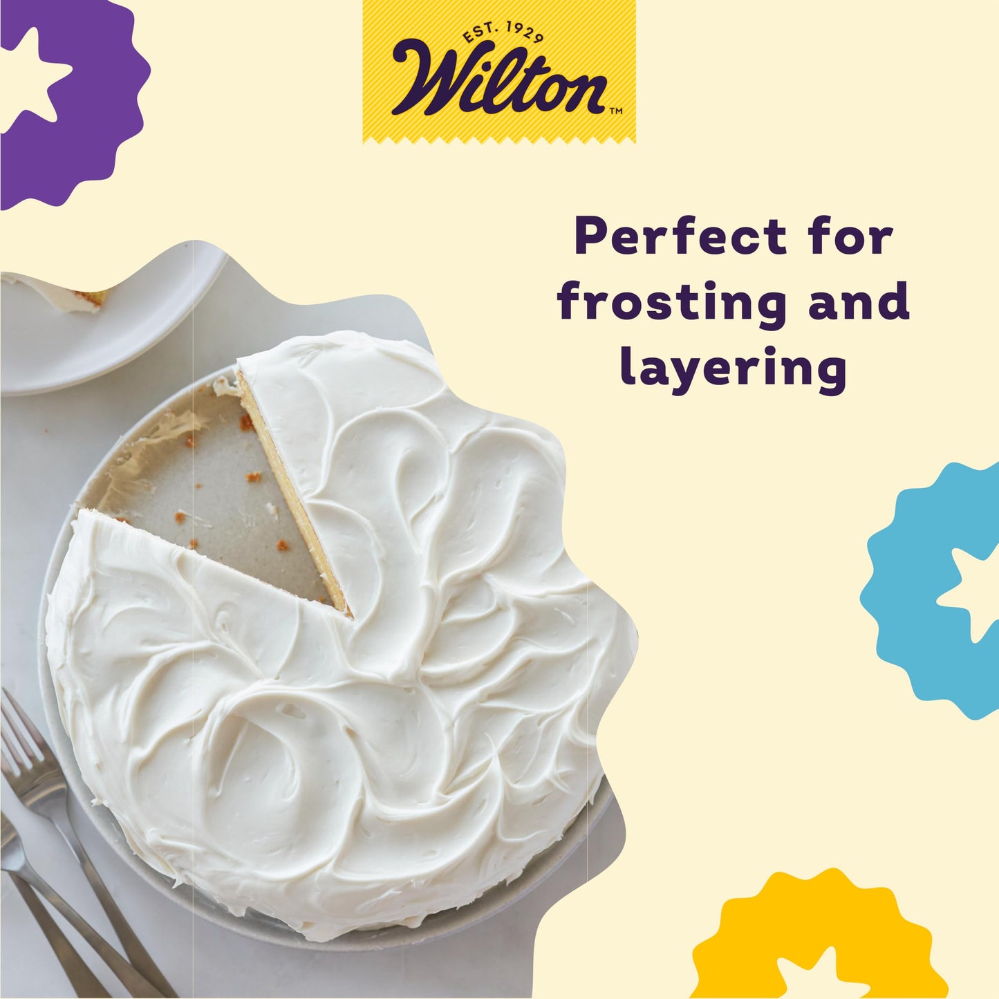 Wilton 13 Inch Angled Frosting Spatula, Stainless Steel With an Ergonomic Handle