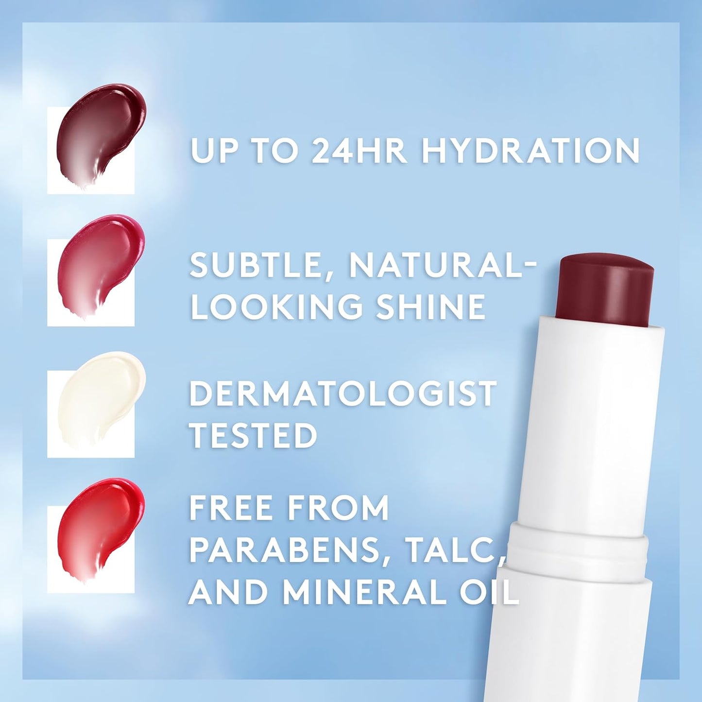 CoverGirl Tinted Lip Balm - Vegan Hydrating Formula for Natural Finish | Life Is Pink, 1 Count