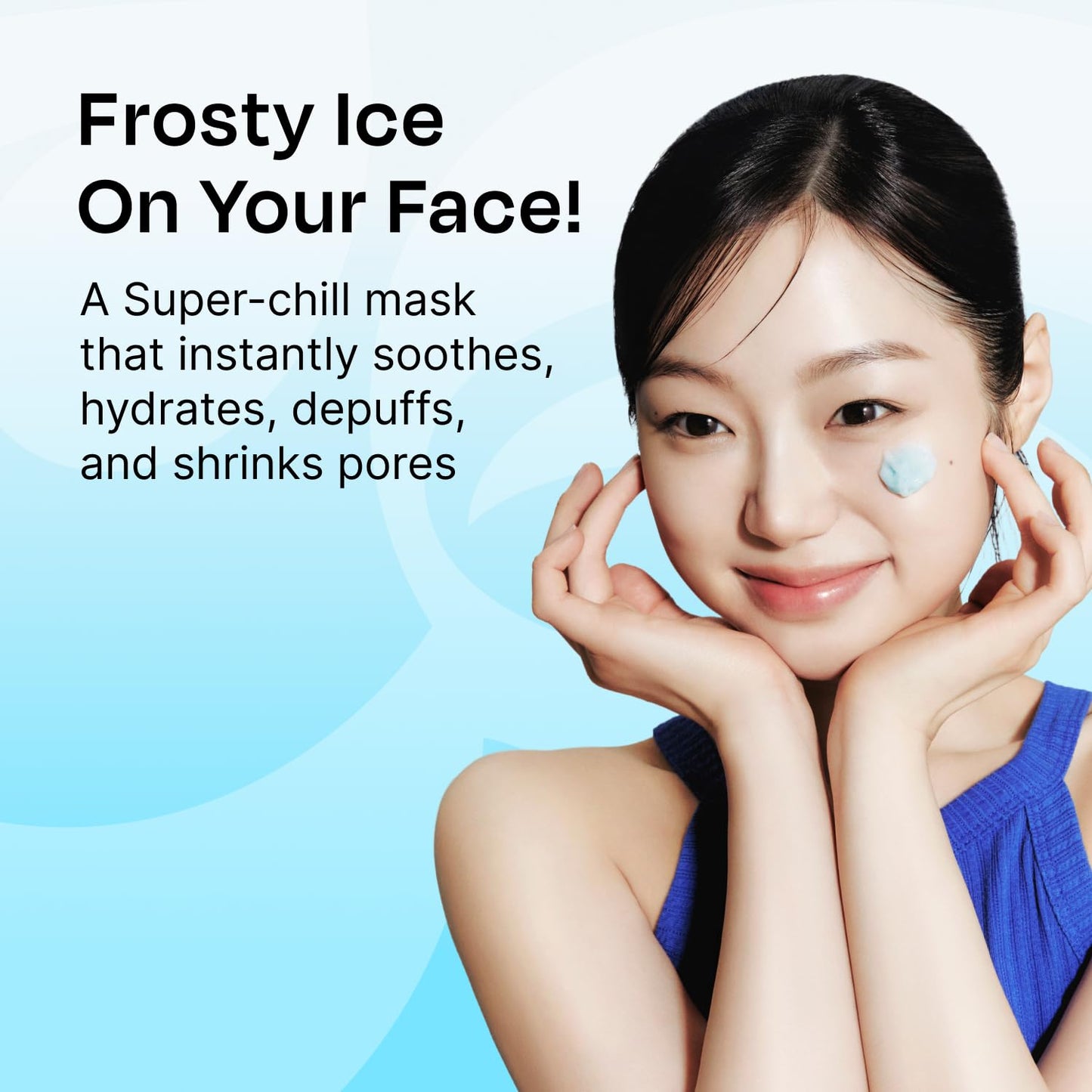 Celladix Hyaluronic Frozen Sherbet Mask – 95% Pure Hyaluronic Acid with Niacinamide & AHA – Instant Cooling for Morning Depuff, Hydration, Lifting & Pore Refining – Korean Skincare, 9 Pods 4.22 Fl Oz