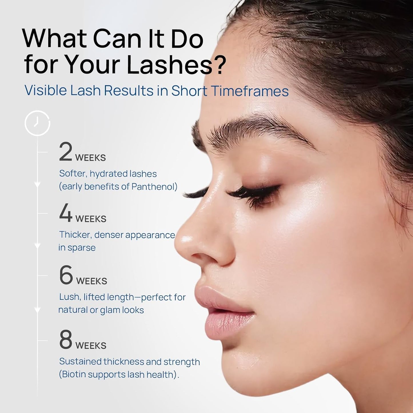 Lash Serum for Thicker, Longer Eyelashes & Brows - Vegan, Nourishing Formula | 5ml