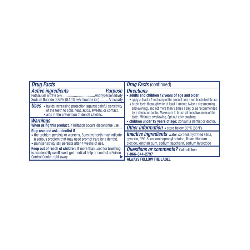 Sensodyne Pronamel Gentle Whitening Alpine Breeze Toothpaste - 0.8 ounce -Travel Size