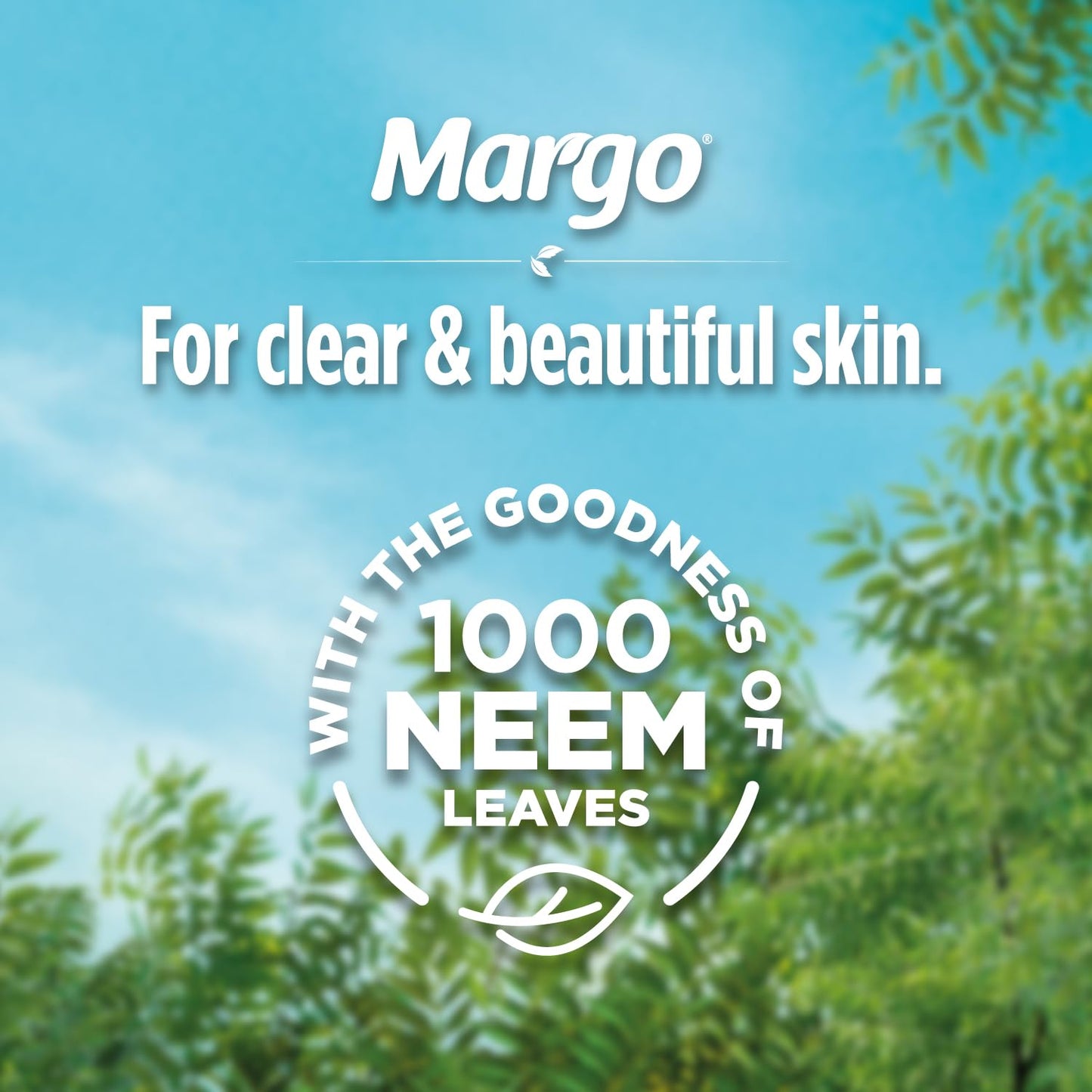 MCSYPOAL Margo Original Neem Soap, With Goodness of 1000 Neem Leaves - 125gm Pack of 8