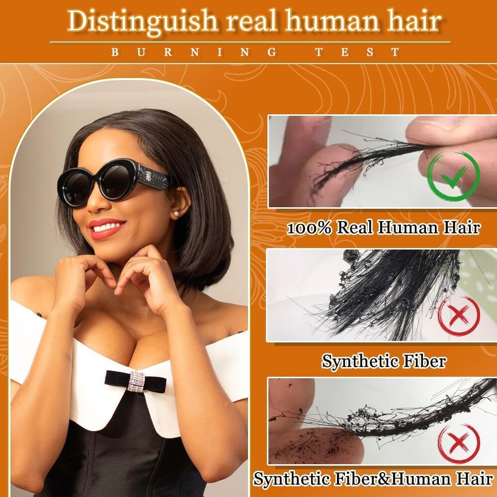 GUDOZO 99J Burgundy Bob Wig Human Hair 12 Inch 4x4 HD Lace Front Glueless Wigs Human Hair Pre Plucked Pre Cut 180% Density Short Straight Bob Wigs for Black Women