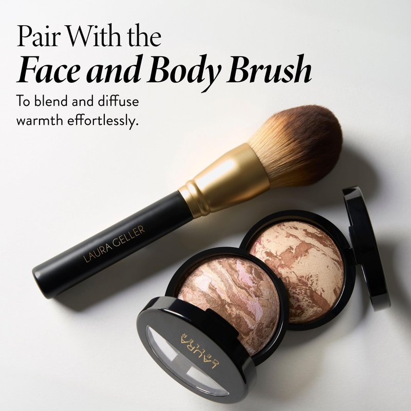 LAURA GELLER NEW YORK Bronze-n-Brighten Baked To Go - Travel Size - Deep - Natural Bronze Glow