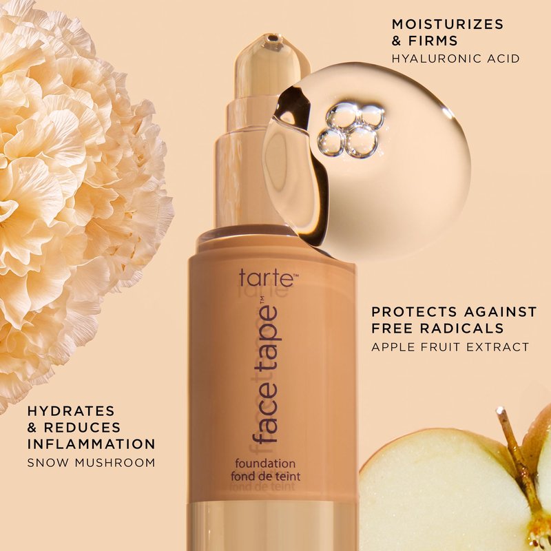 tarte face tape foundation – Full-Coverage Waterproof Makeup, Hydrating & Smoothing, Natural Matte Finish for Transfer-Proof Comfortable Long-Wear Foundation, Vegan & Cruelty-Free, full size, 20B