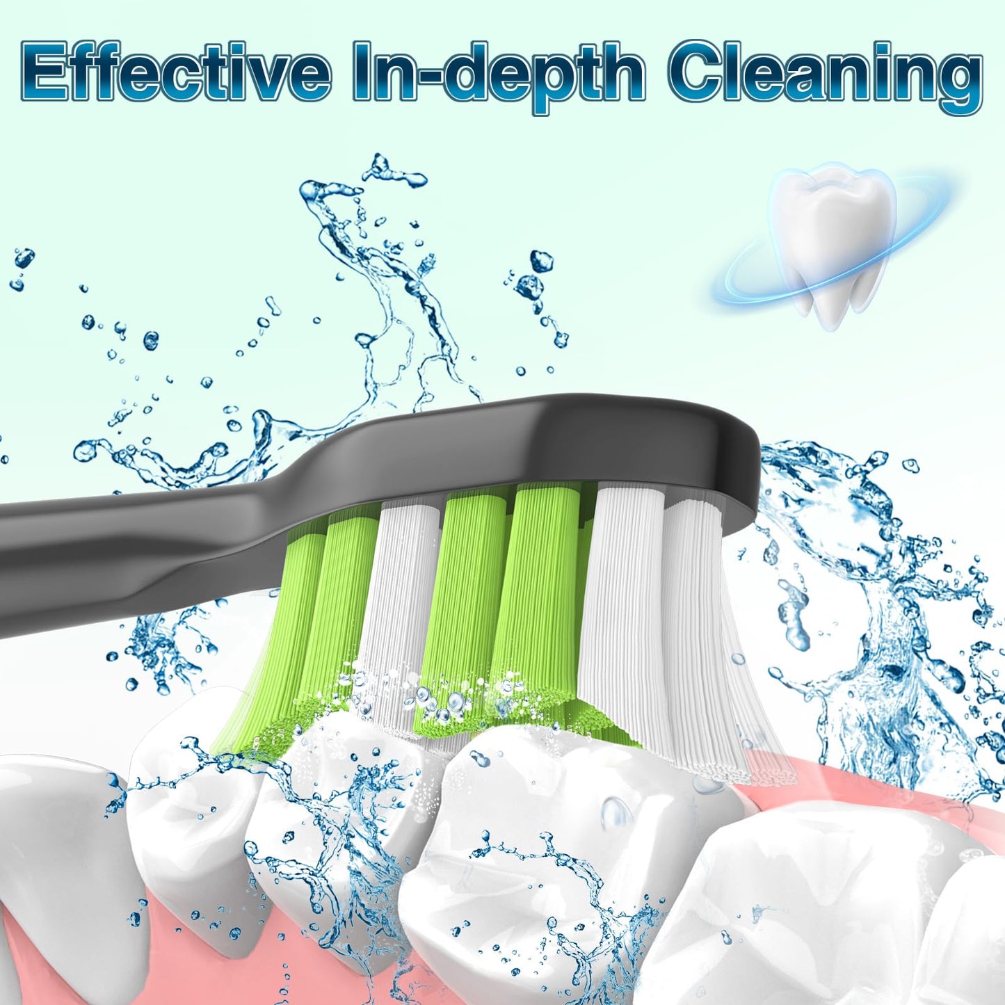 Aoremon Toothbrush Replacement Brush Heads for Philips Sonicare, 10 Count