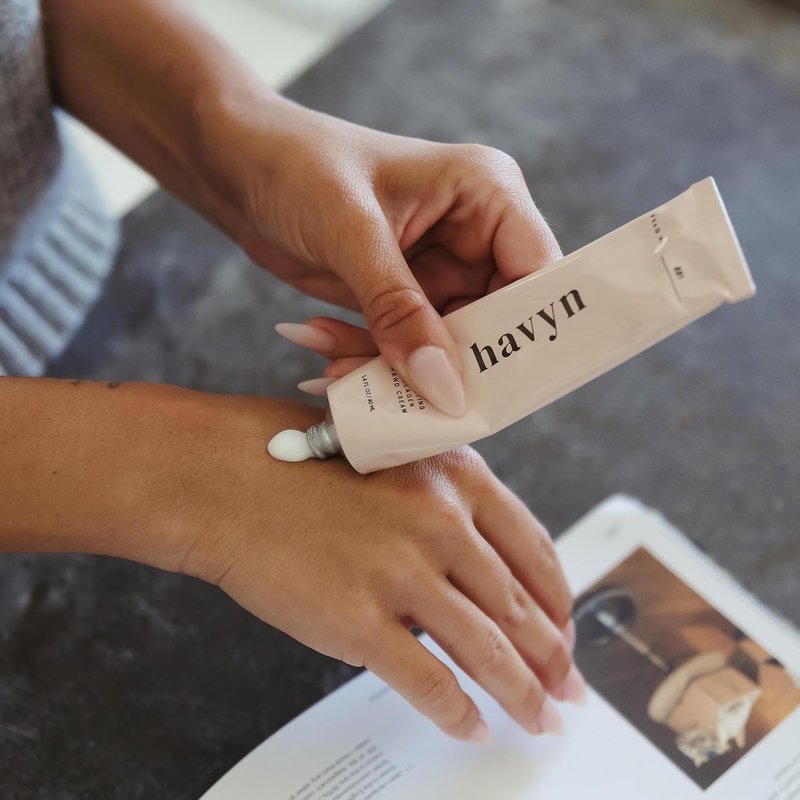 Havyn Collagen Hand Cream for Dry Skin - Vegan & Allergen-Free | 1.4 oz Travel Size