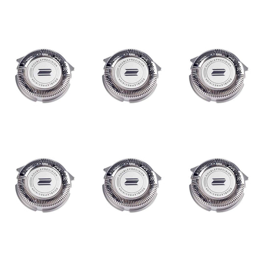 HQ8 Replacement Heads Compatible with Philips Norelco Aquatec Electric Shaver Razors, Fits Philips PT720,PT730,AT880,AT830,AT810,AT815,Upgrade HQ8 Replacement Blades, 6PCS Blades with 1PC Brush