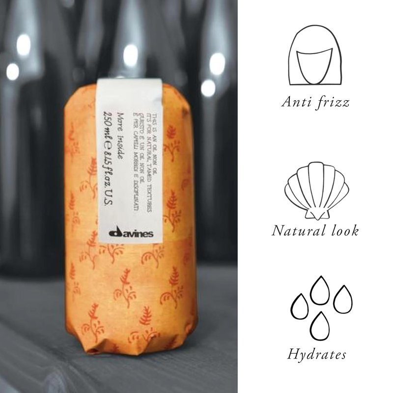 Davines This Is An Oil Non Oil - Anti-Frizz Hydrating Fluid for Natural Texture | 8.45 Fl Oz