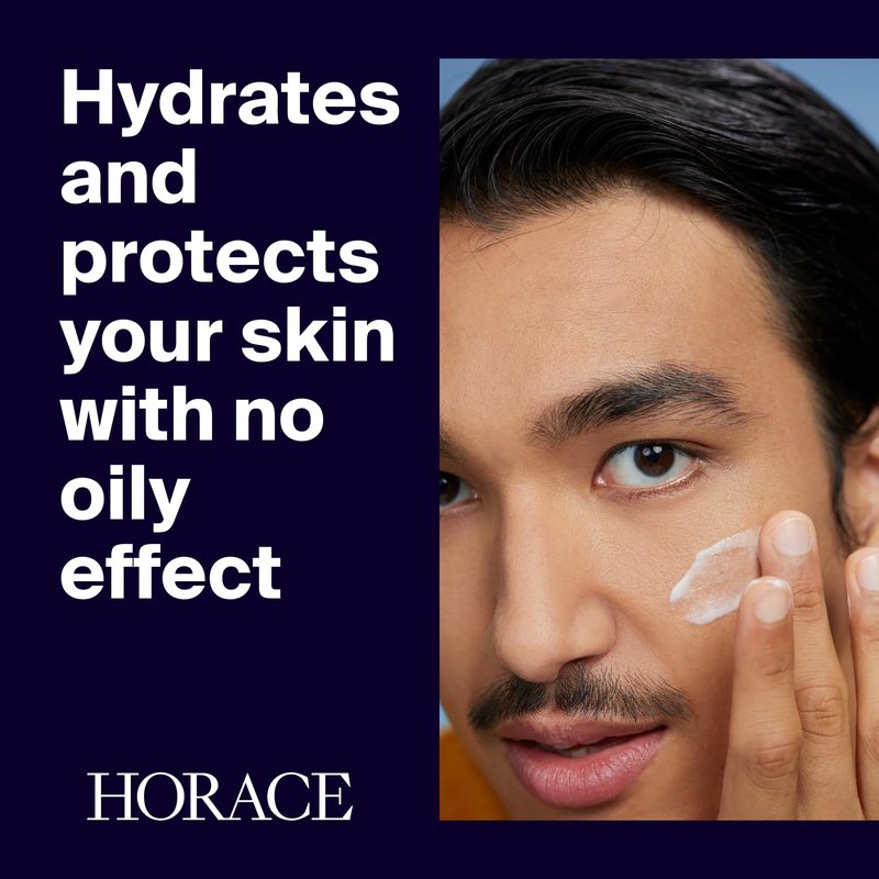 Mattifying Face Moisturizer for Men | 96.6% Organic Ingredients, Unscented, 75 ml