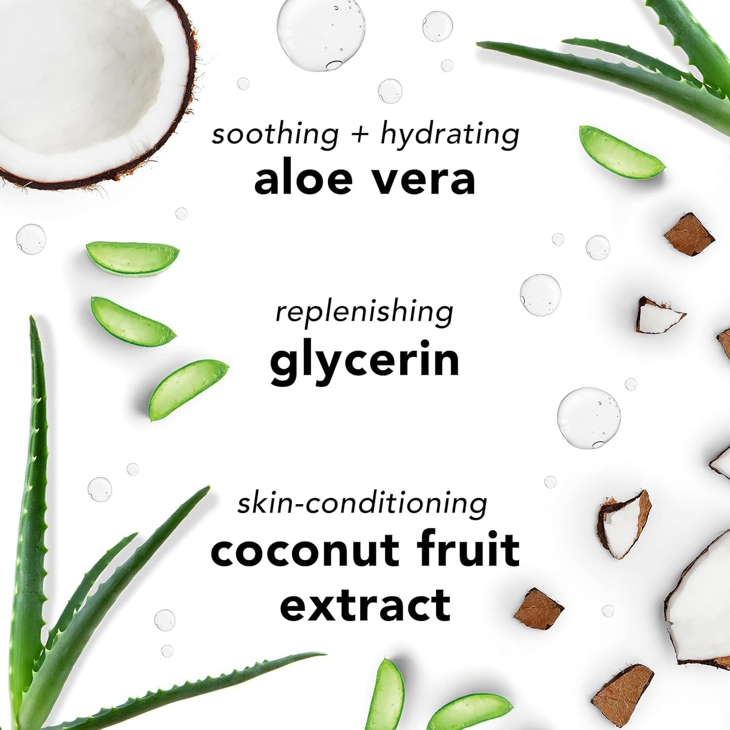 Coconut Body Wash & Body Butter Bundle - Hydrating Shower Gel & Moisturizing Cream for Soft Skin | Summer Essentials