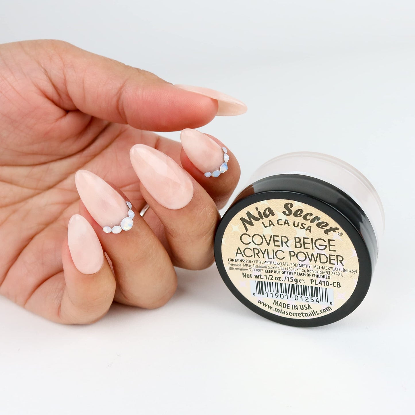 MIA SECRET Nails 1 Ounce COVER BEIGE-1 piece