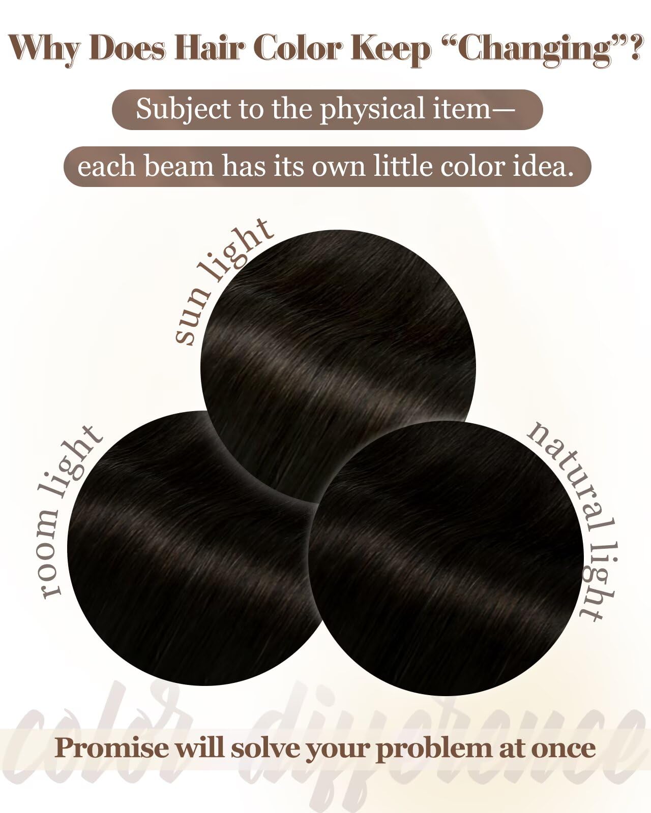 Hetto Ponytail Extension Human Hair Darkest Brown 12Inch 70g