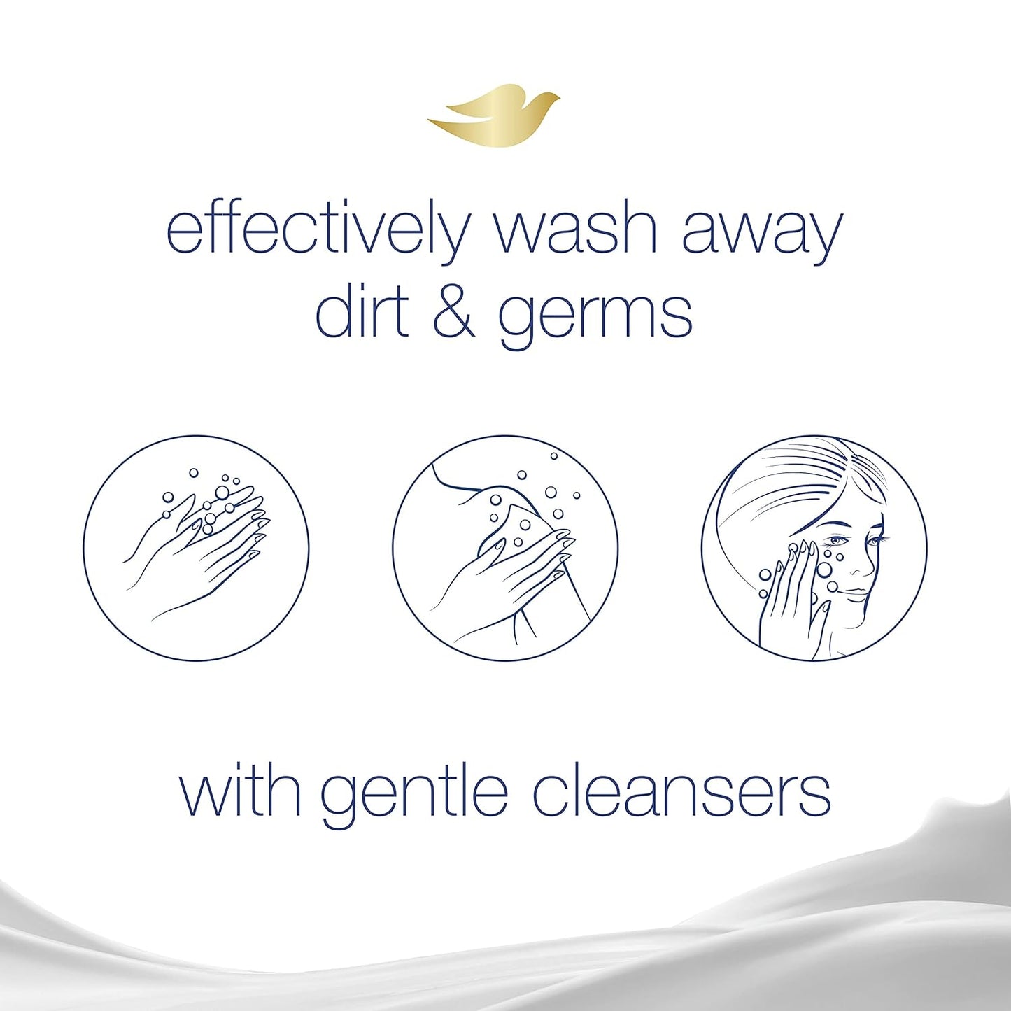 Dove Beauty Bar - Gentle Skin Cleanser with 1/4 Moisturizing Cream | 3.75 oz, 14 Bars for Soft Skin Care