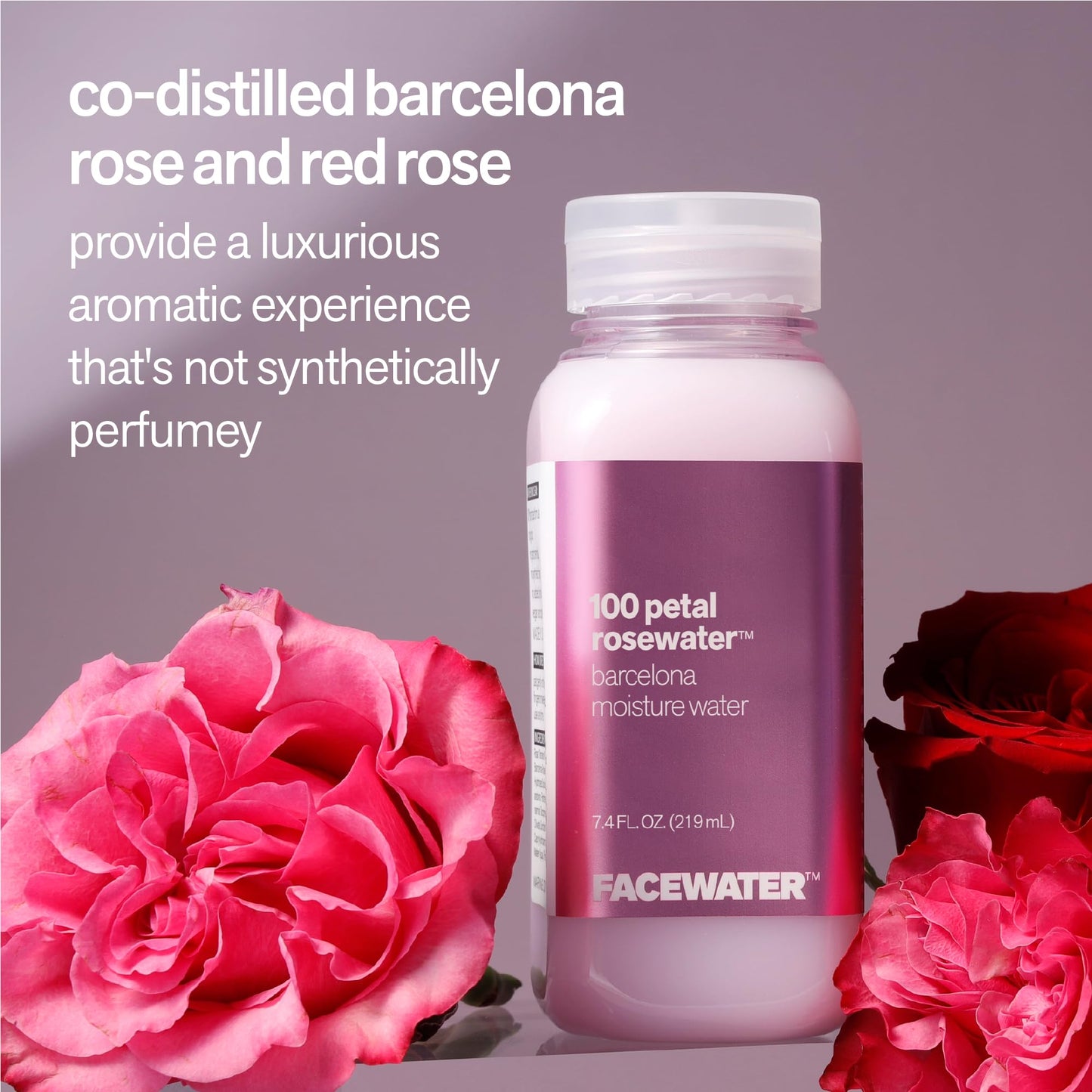 Facewater 100 Petal Rosewater Barcelona Moisture Water