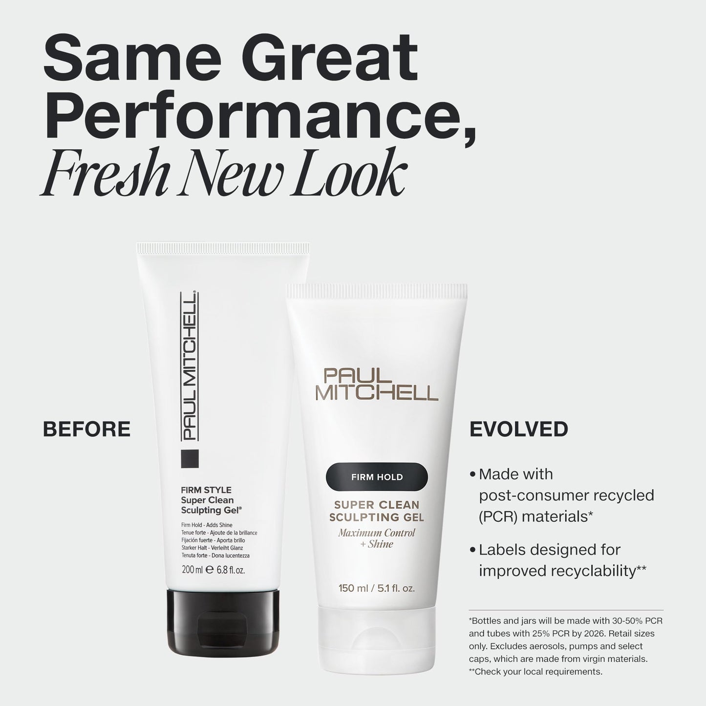 Paul Mitchell Super Clean Sculpting Gel, Firm Hold, Maximum Control + Shine, For All Hair Types, 5.1 oz