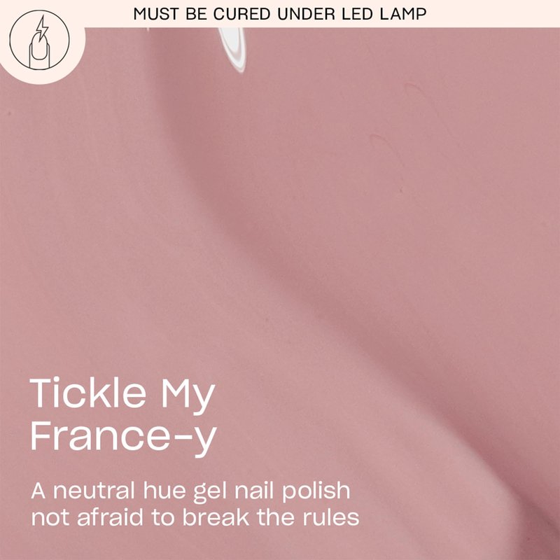 OPI GelColor Tickle My France-y | Opaque Neutral Nude Pink Crème LED Cure Gel Nail Polish | Salon-Quality Shine, Long-Lasting Wear | Vegan & HEMA Free | 0.5 Fl Oz