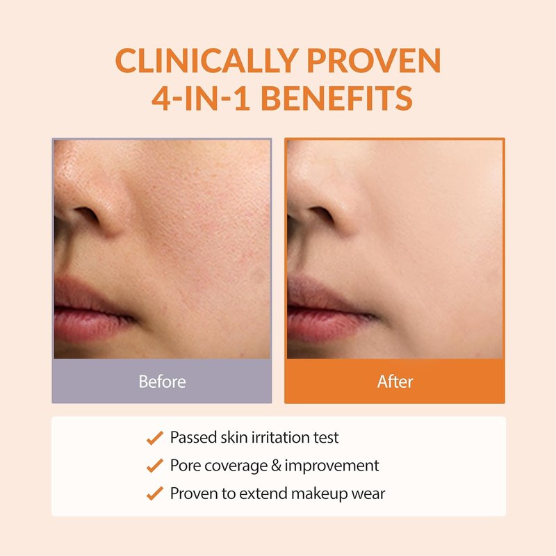 Tone Up Pore Primer - Orange Skin Delete Korean Makeup 30g | Flawless Finish
