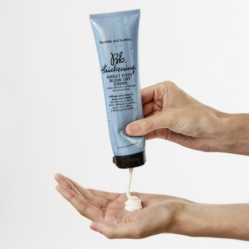 Bumble and bumble. Thickening Great Body Volumizing Blow Dry Cream | For Voluminous Blowouts | Heat Protection | For Fine to Medium Wavy, Straight Hair Types, 5 Fl Oz