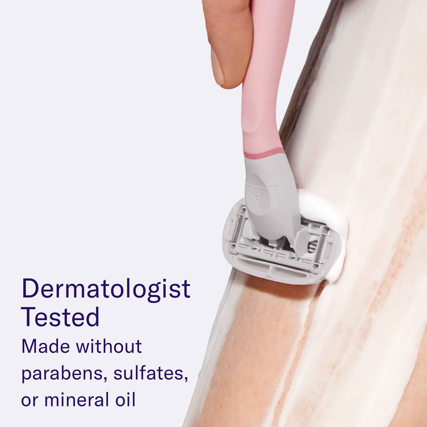 Flamingo Shaving Gel for Women, Foaming Gel with Aloe Vera, 6.7oz, 3ct