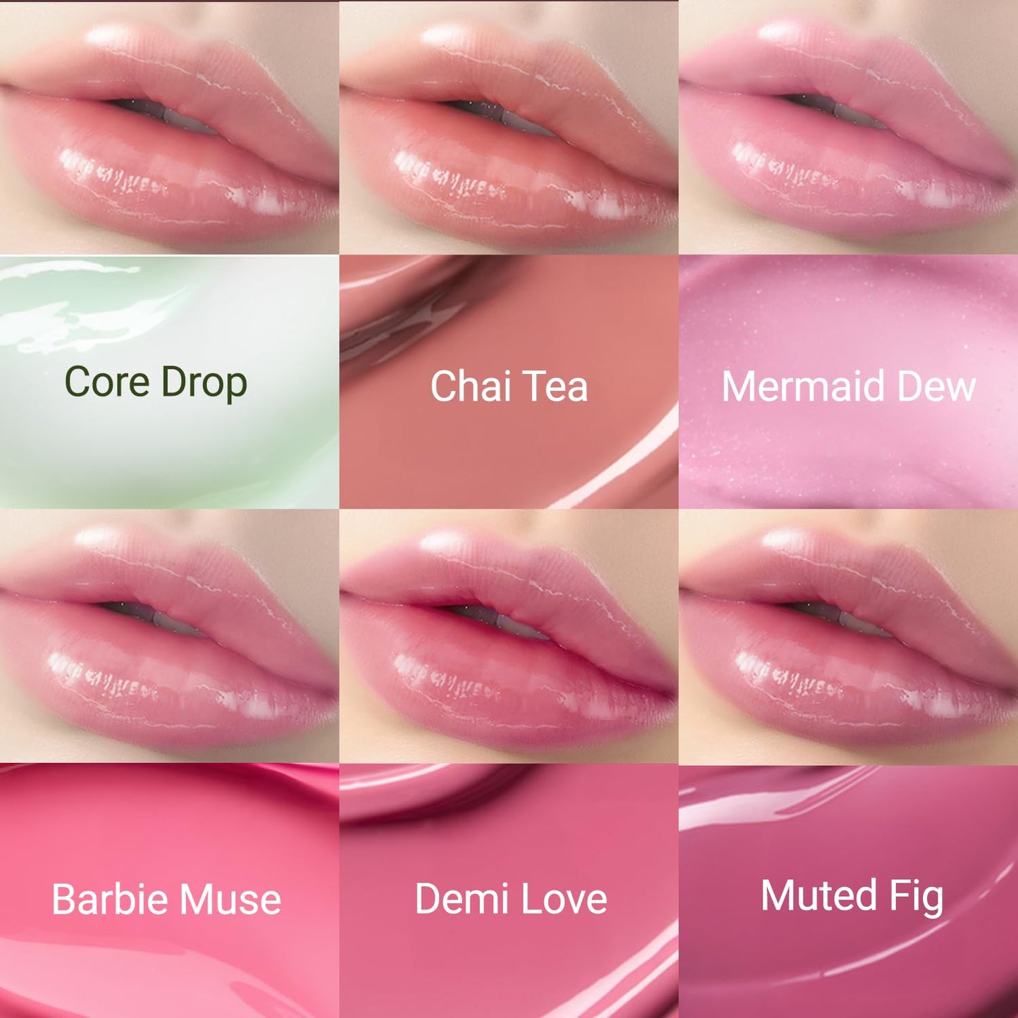 JUNG SAEM MOOL LIP-PRESSION Metal Serum Gloss | Hydrating Tinted Lip Balm with a Hygiene Precision Metal Applicator & Serum Infused Ingredients, Korean Lip Plumper Gloss (Barbiemuse)