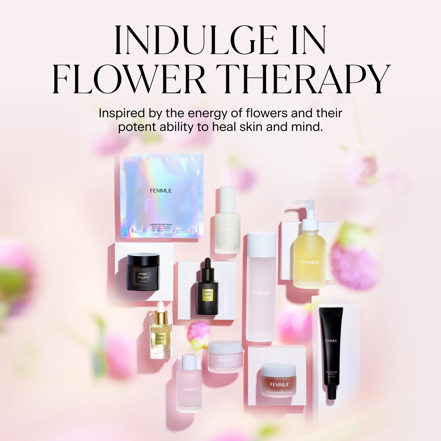 FEMMUE Dual Essence Camellia Hydrating Face Toner Mist (1.18 oz Travel Size) | Light & Refreshing Facial Moisturizer | Korean Skincare