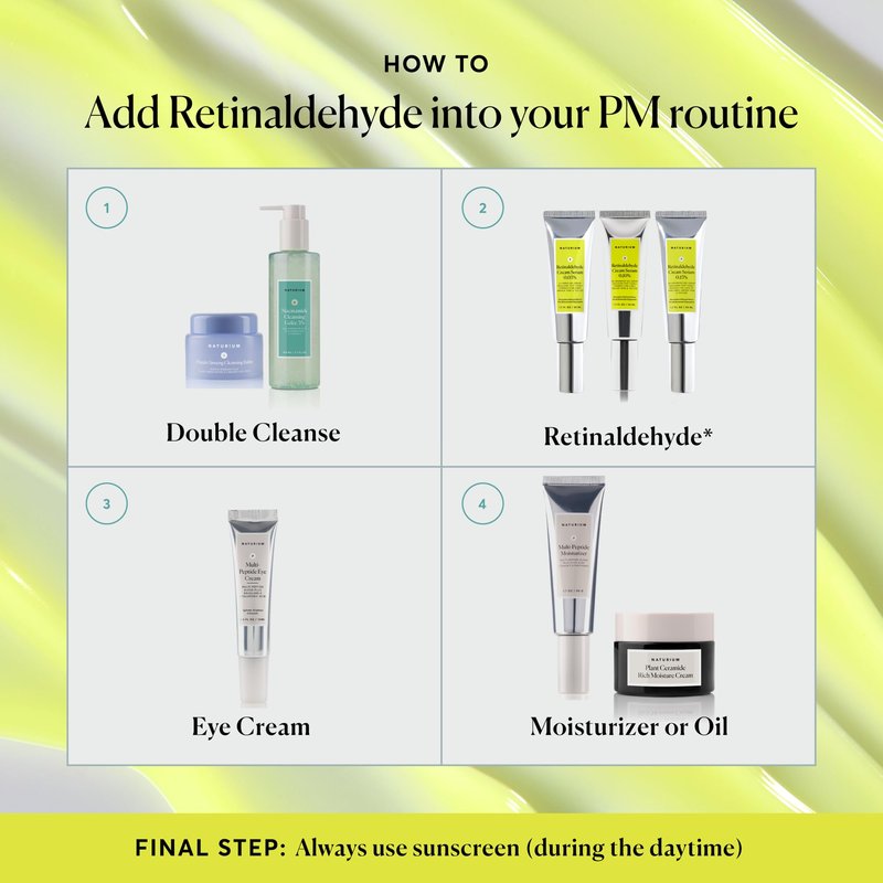 Naturium Retinaldehyde Cream Serum 0.10%, Advanced Anti-Aging & Smoothing Potent Face & Skin Care, 1.7 oz